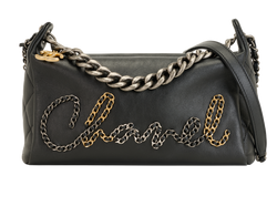 Chain Signature, Leather, Black, 29873036(2019), B, 2*
